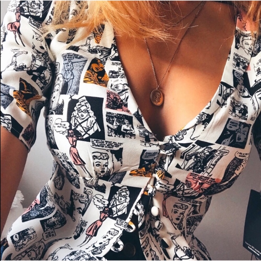 REFORMATION Devon top in comic